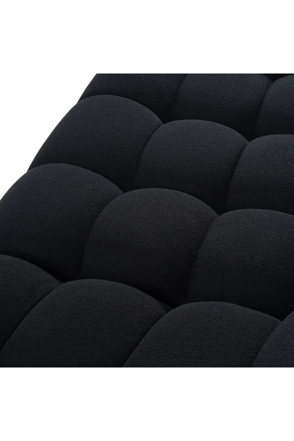 Black Tufted Sectional Sofa | OROA Modern Yolonda | Oroa.com