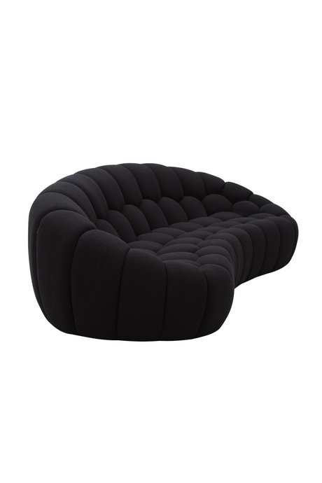 Hexagonal-Tufted Curved Sofa | OROA Modern Yolonda | Oroa.com
