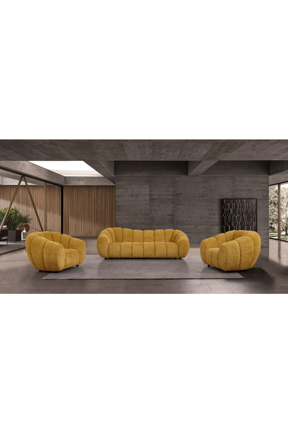 Channel Upholstered Lounge Chair | OROA Modern Suki | Oroa.com