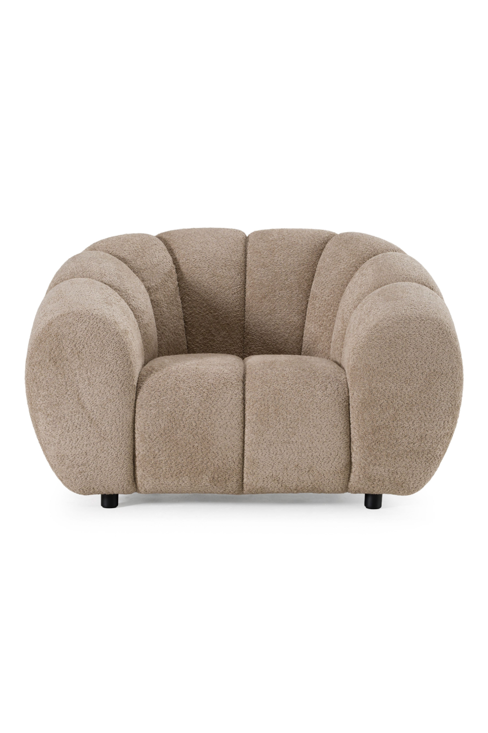 Channel Upholstered Lounge Chair | OROA Modern Suki | Oroa.com