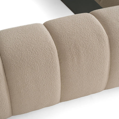Beige Hexagonal Tufted Bed | OROA Modern Yolonda | Oroa.com