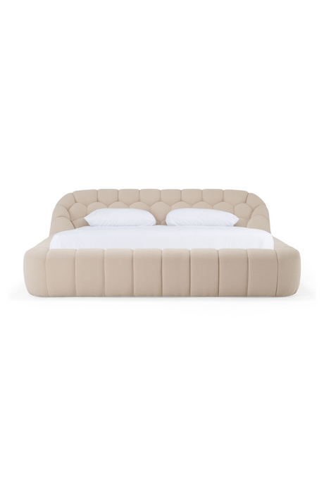 Hexagonal Tufted Queen Bed | OROA Modern Yolonda | Oroa.com