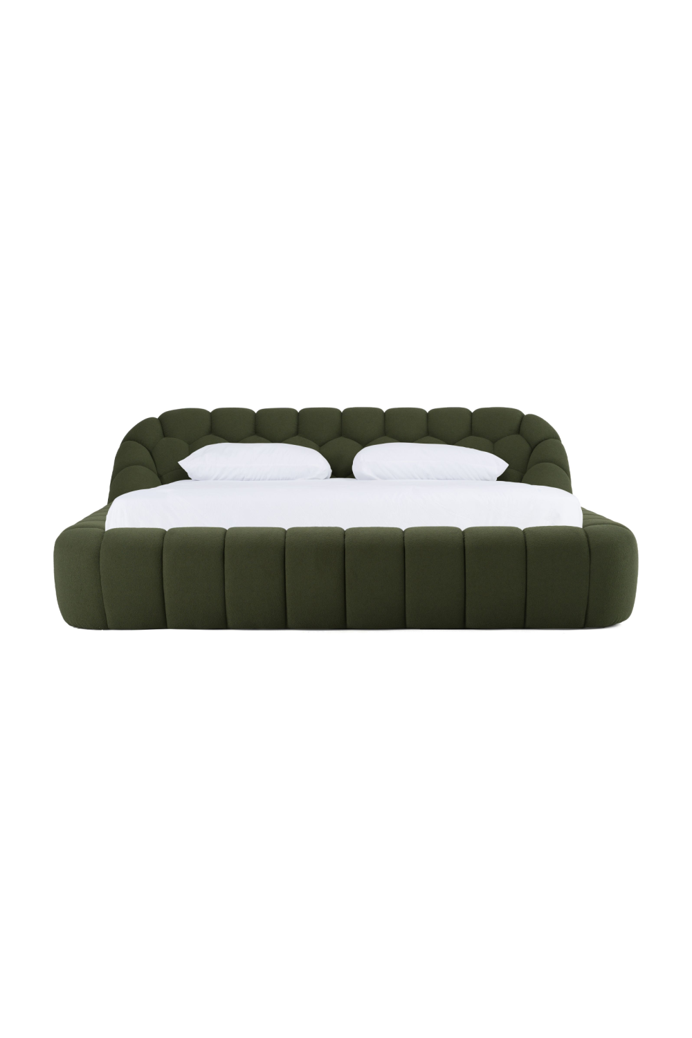 Hexagonal Tufted Queen Bed | OROA Modern Yolonda | Oroa.com