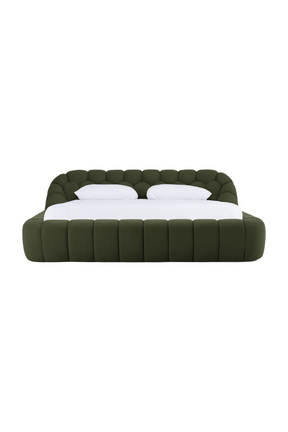 Hexagonal Tufted Queen Bed | OROA Modern Yolonda | Oroa.com