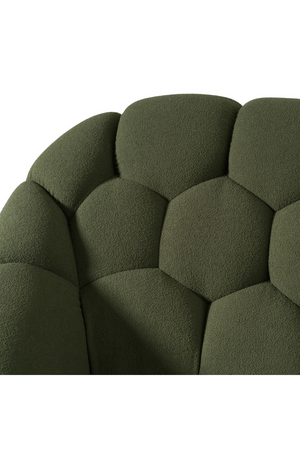 Hexagonal Tufted Queen Bed | OROA Modern Yolonda | Oroa.com