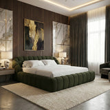 Hexagonal Tufted Queen Bed | OROA Modern Yolonda | Oroa.com