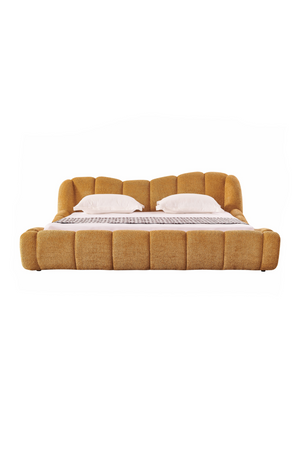 Upholstered Panel Camel Headboard Bed | OROA Modern Janine | Oroa.com