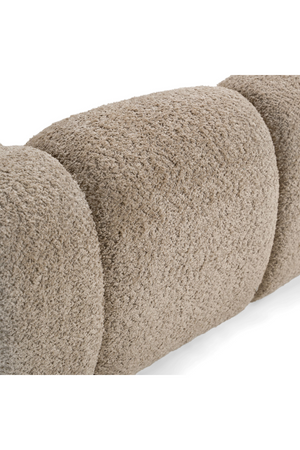 Tan Upholstered Panel Headboard Bed | OROA Modern Janine | Oroa.com