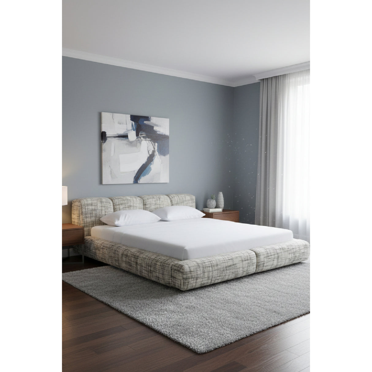 Variegated Fabric Bed | OROA Modern Shiloh | Oroa.com