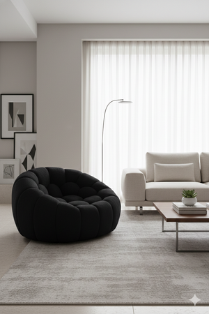 Hexagonal-Tufted Lounge Chair | OROA Modern Yolonda | Oroa.com