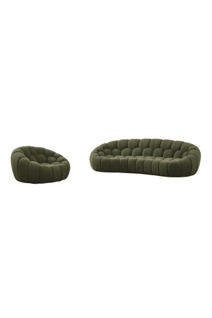 Green Tufted Sofa Set | OROA Modern Yolonda | Oroa.com