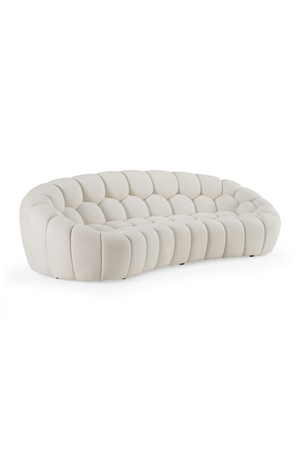 Hexagonal-Tufted Curved Sofa | OROA Modern Yolonda | Oroa.com