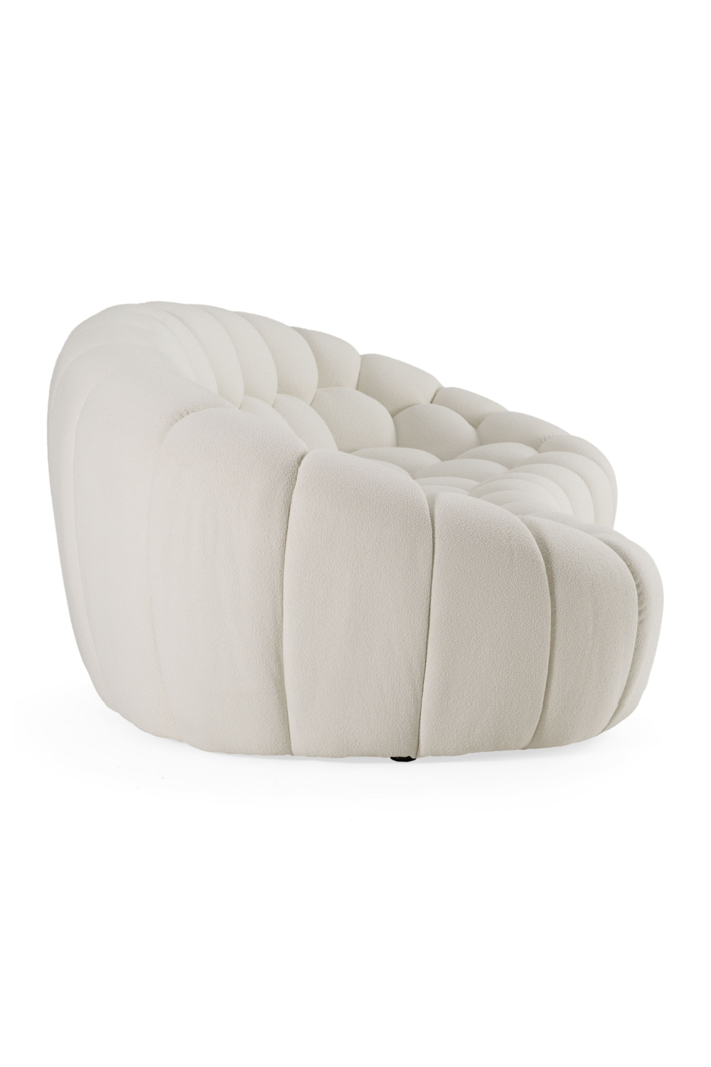Hexagonal-Tufted Curved Sofa | OROA Modern Yolonda | Oroa.com
