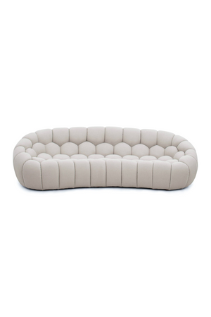 Hexagonal-Tufted Curved Sofa | OROA Modern Yolonda | Oroa.com
