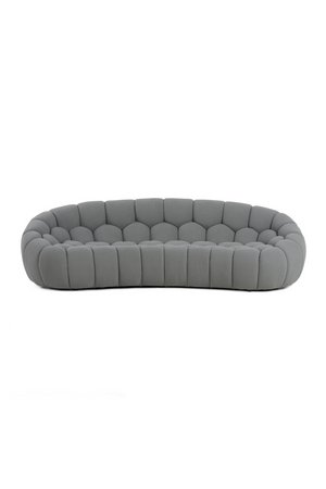 Hexagonal-Tufted Curved Sofa | OROA Modern Yolonda | Oroa.com