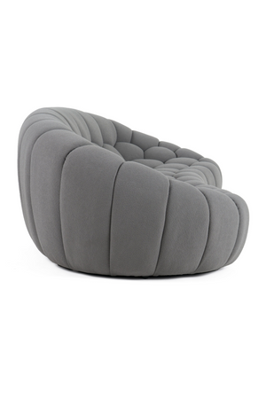 Hexagonal-Tufted Curved Sofa | OROA Modern Yolonda | Oroa.com