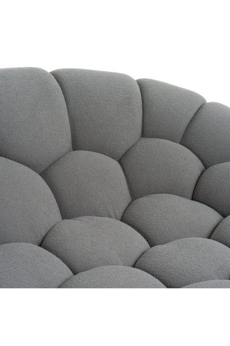 Hexagonal-Tufted Curved Sofa | OROA Modern Yolonda | Oroa.com