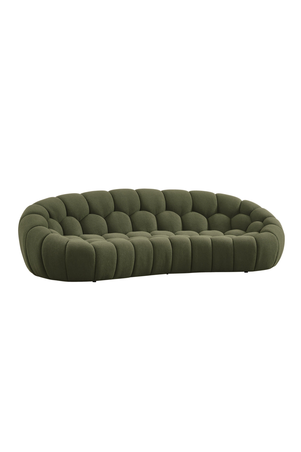 Hexagonal-Tufted Curved Sofa | OROA Modern Yolonda | Oroa.com