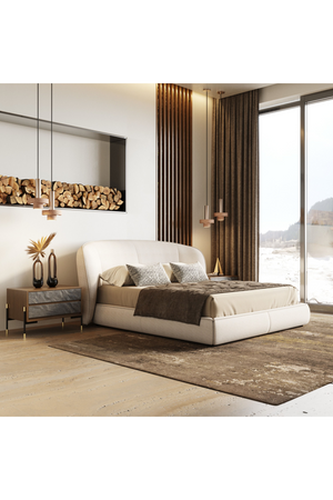 Fabric Upholstered Bed | OROA Modern Lambert | Oroa.com