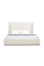 White Teddy Fabric Bed | OROA Modern Byrne | Oroa.com