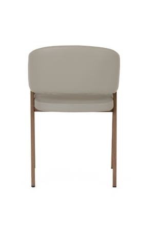 Curved Vegan Leather Dining Chairs (2) | OROA Modern Marcus | Oroa.com