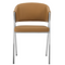 Curved Vegan Leather Dining Chairs (2) | OROA Modern Marcus | Oroa.com