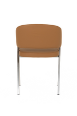 Curved Vegan Leather Dining Chairs (2) | OROA Modern Marcus | Oroa.com