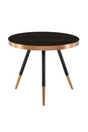 Round Black Ceramic Coffee Table S | OROA Modern Cayson | Oroa.com