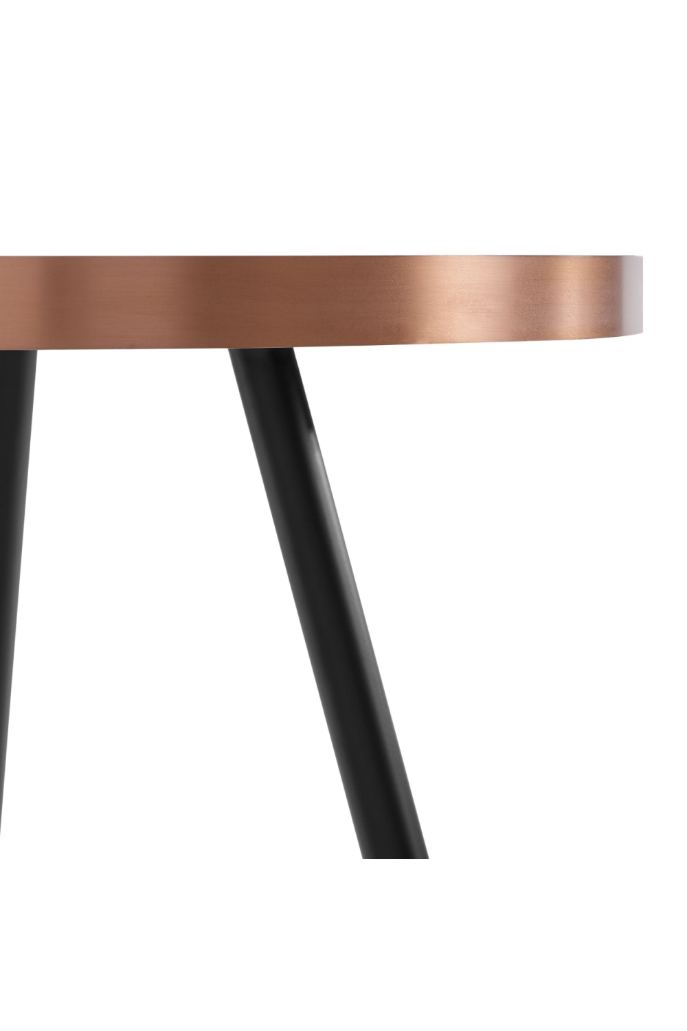 Round Black Ceramic Coffee Table S | OROA Modern Cayson | Oroa.com