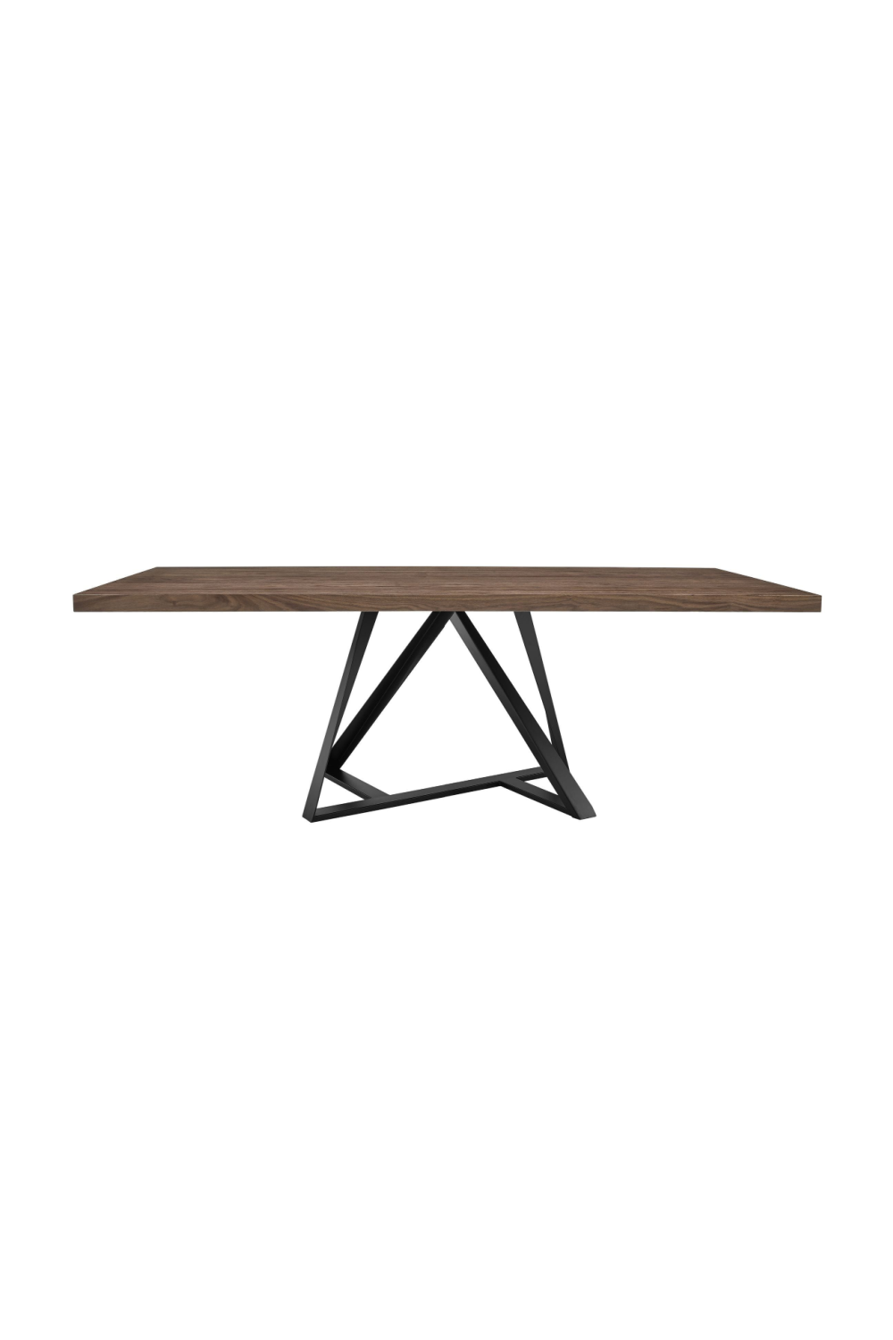 Wooden Top Industrial Dining Table | OROA Modern Keanna | Oroa.com