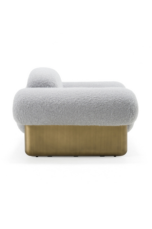 Gray Rounded Arm Accent Chair | OROA Modern Imagine | Oroa.com