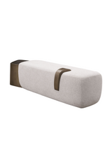 White Bench with Tray Table | OROA Modern Rainier | Oroa.com