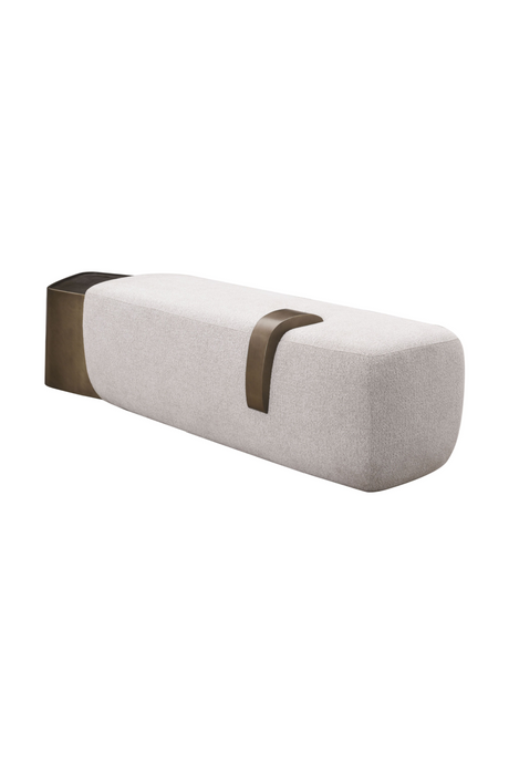 White Bench with Tray Table | OROA Modern Rainier | Oroa.com