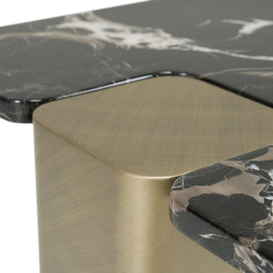   Black Marble End Table | Oroa.com