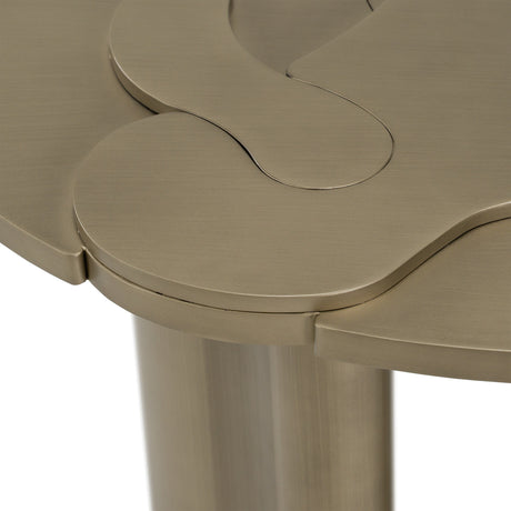 Antique Brass Nesting Coffee Tables (2) - OROA Modern Glimpse - view 12