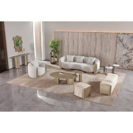 Antique Brass Nesting Coffee Tables (2) - OROA Modern Glimpse - view 13
