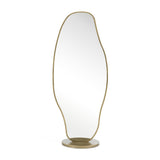 Antique Brass Freestanding Mirror | OROA Modern Esteem