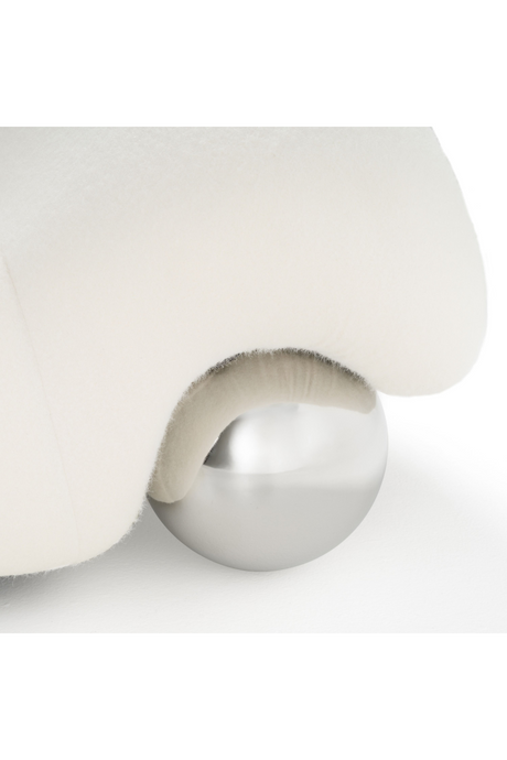Stainless Steel Round Legs Sofa | OROA Modern Fortune