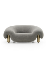 Gray Contemporary Accent Chair | OROA Modern Clarity | Oroa.com