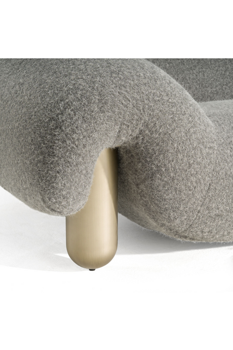 Gray Contemporary Accent Chair | OROA Modern Clarity | Oroa.com
