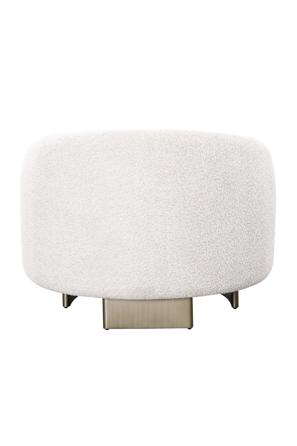 Beige Curved Accent Chair | OROA Modern Thrive | Oroa.com