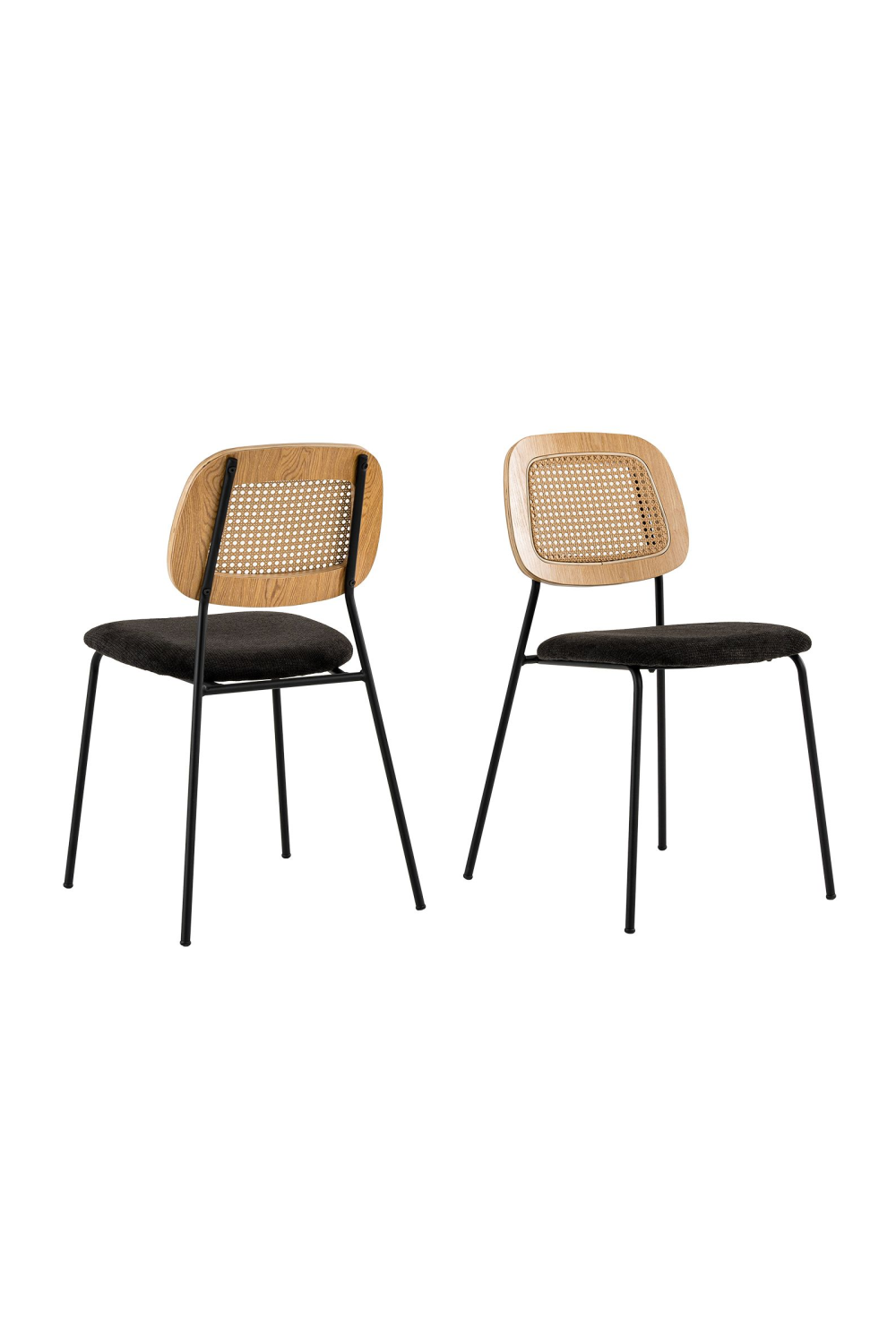 Rattan Back Dining Chairs (2) | OROA Modern Alizee | Oroa.com