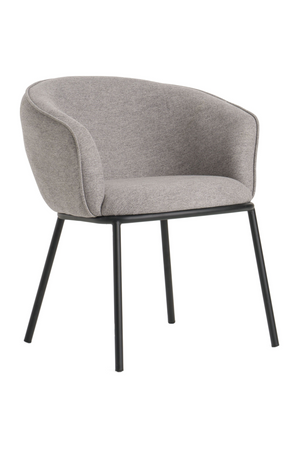 Curved Gray Dining Chair | OROA Modern Nillie | Oroa.com