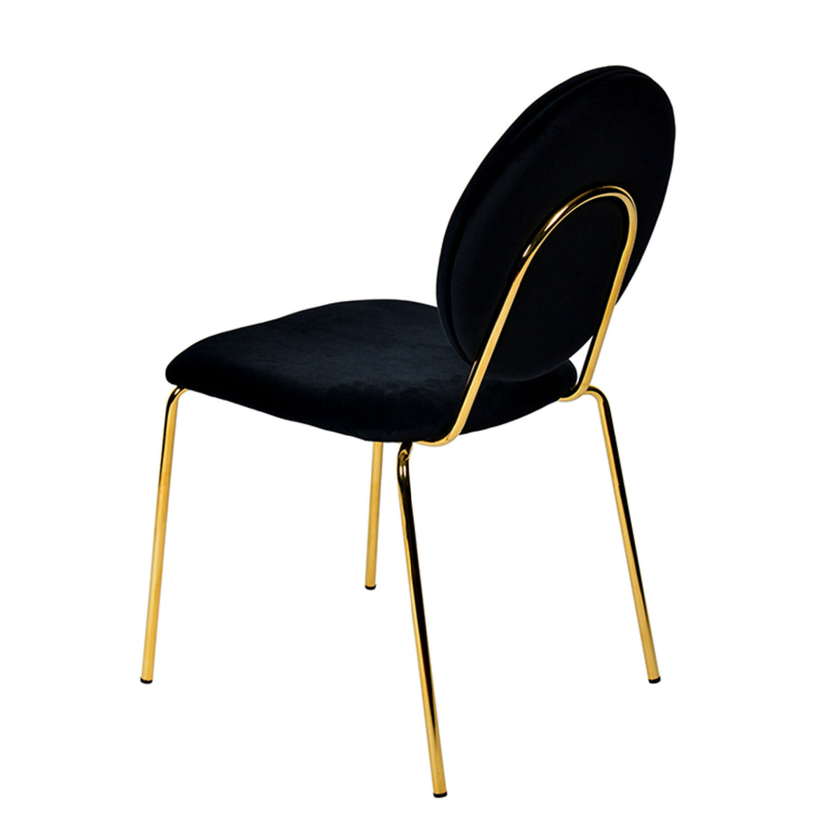 Black Velvet Dining Chair | OROA Modern Justine