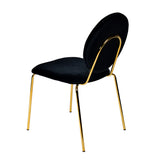 Black Velvet Dining Chair | OROA Modern Justine