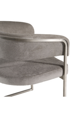Brass-Framed Dining Side Chair | OROA Modern Sebastian | Oroa.com