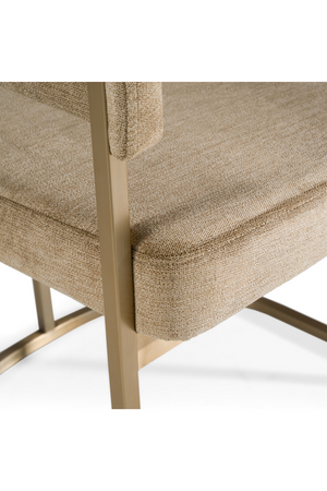 Brass-Framed Dining Side Chair | OROA Modern Sebastian | Oroa.com