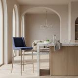 Sloped Arm Counter Stool Set (2) | OROA Modern Mimi