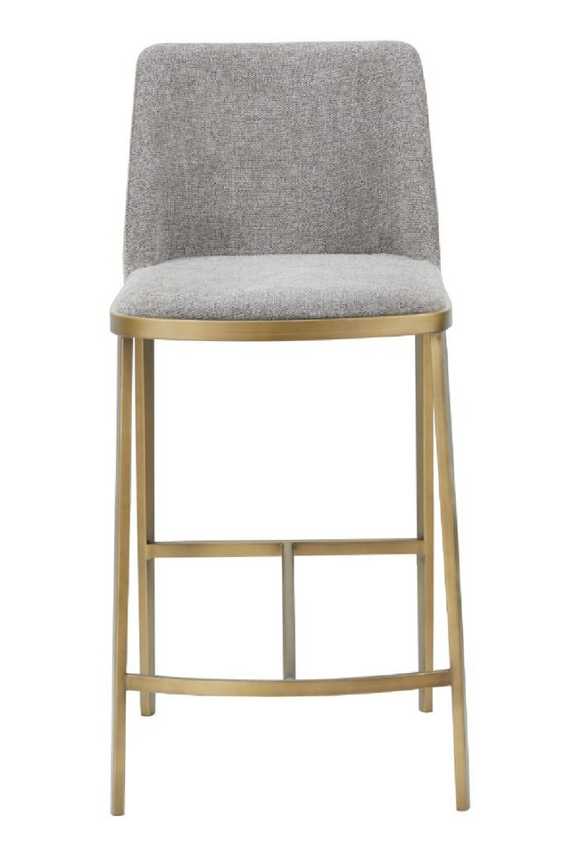 Gray Fabric Counter Stool | OROA Modern Brent | Oroa.com