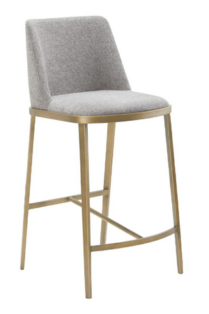 Gray Fabric Counter Stool | OROA Modern Brent | Oroa.com